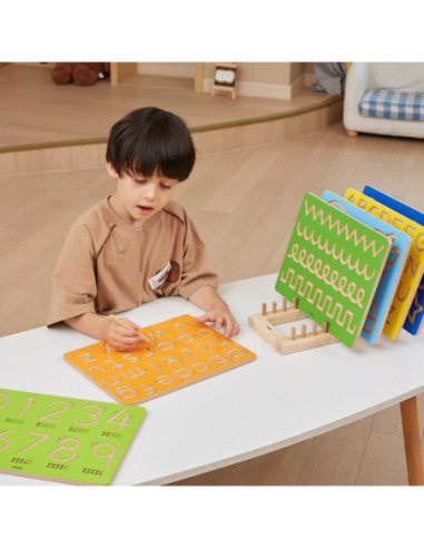 VIGA Tablica Kreślarska Małe Litery Nauka Pisania