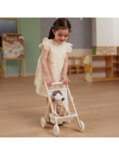 VIGA Drewniany Wózek dla Lalek 2