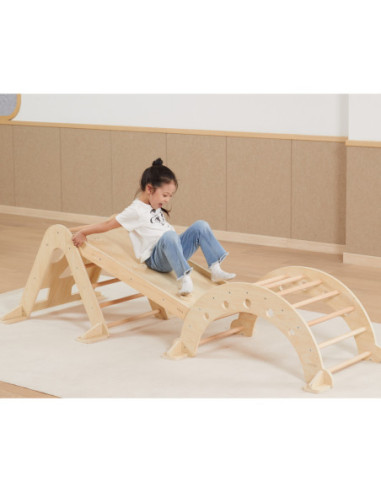 VIGA Drewniana Drabinka Pikler Trójkąt Wspinaczkowy Montessori
