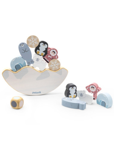 Viga PolarB Gra Balansujące Zwierzęta Arktyczne Układanka