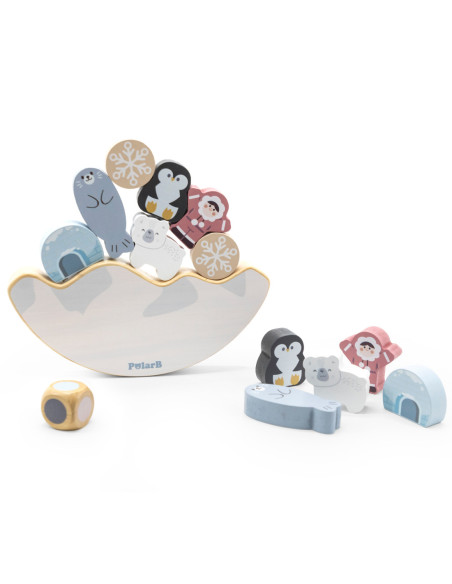 Viga PolarB Gra Balansujące Zwierzęta Arktyczne Układanka