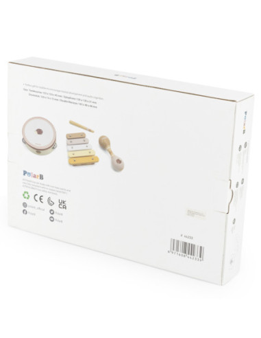 VIGA POLARB Zestaw Muzyczny Jeż Tamburyn Marakasy Ksylofon