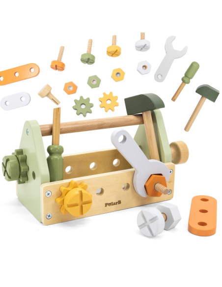 VIGA POLARB Skrzynka z Narzędziami Zestaw Drewniany