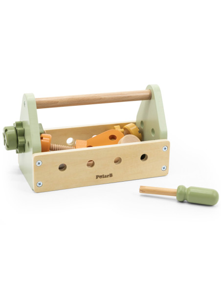 VIGA POLARB Skrzynka z Narzędziami Zestaw Drewniany