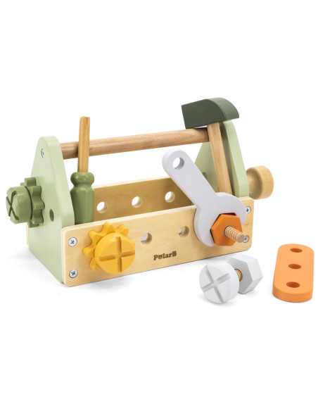 VIGA POLARB Skrzynka z Narzędziami Zestaw Drewniany