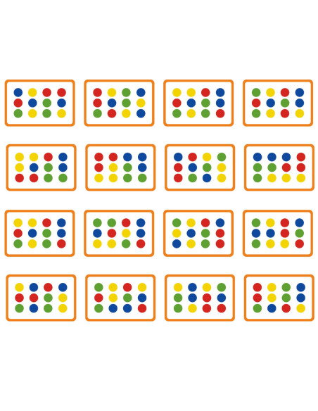 VIGA Gra Logiczna Odwzoruj Kolory i Figury Montessori