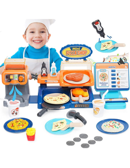 WOOPIE Sklep Restauracja Fast Food Mini Pizza Shop 35 el.