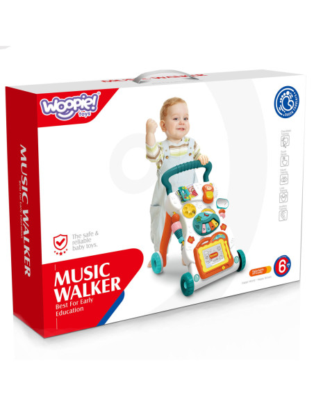 WOOPIE BABY Grający Chodzik z Znikopisem