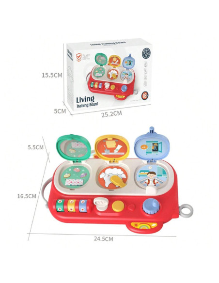 WOOPIE Odkryj i Sprawdź Zabawka Manipulacyjna Edukacyjna