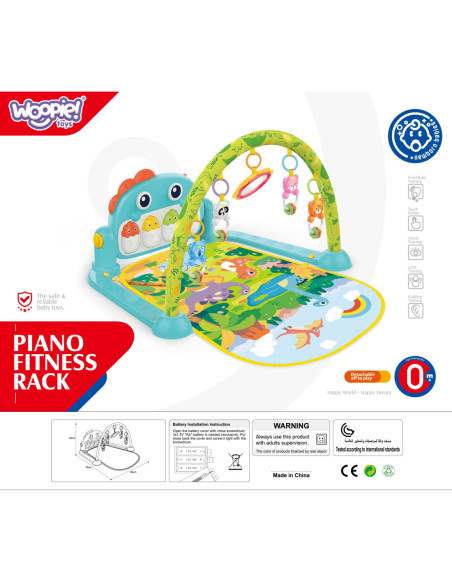 WOOPIE BABY Mata z Pałąkiem Dino