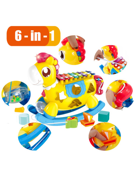 WOOPIE BABY Konik Interaktywny Cymbałki 8w1