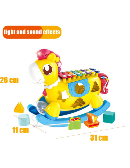 WOOPIE BABY Konik Interaktywny Cymbałki 8w1