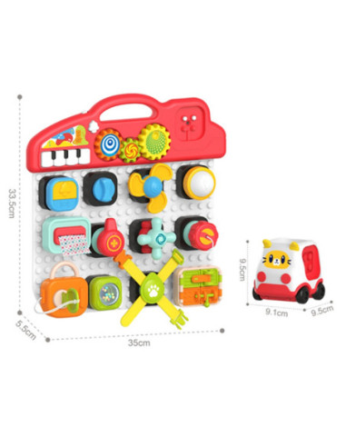 WOOPIE BABY Kolorowy Panel Aktywności Tablica Manipulacyjna