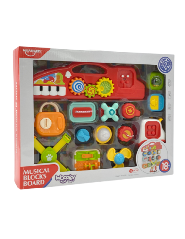 WOOPIE BABY Kolorowy Panel Aktywności Tablica Manipulacyjna