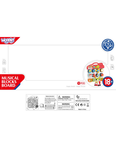 WOOPIE BABY Kolorowy Panel Aktywności Tablica Manipulacyjna