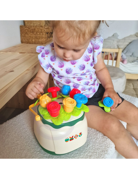 WOOPIE BABY Kosz Kwiatów Sorter Układanka Edukacyjna Nawlekanka