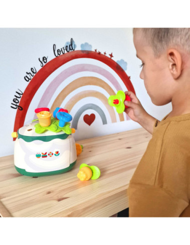 WOOPIE BABY Kosz Kwiatów Sorter Układanka Edukacyjna Nawlekanka