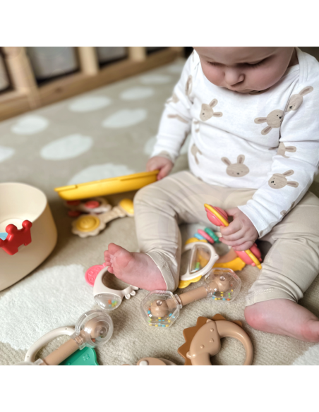 WOOPIE BABY Zestaw Miękkich Grzechotek z Pudełkiem 14 szt. 0m+