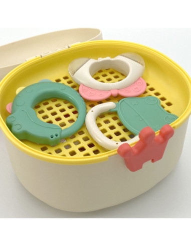 WOOPIE BABY Zestaw Miękkich Grzechotek z Pudełkiem 14 szt. 0m+