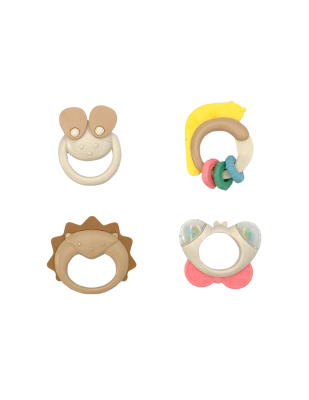 WOOPIE BABY Zestaw Miękkich Grzechotek z Pudełkiem 14 szt. 0m+