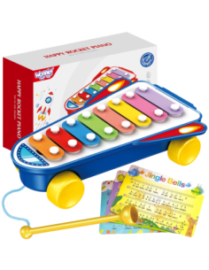 WOOPIE BABY Cymbałki Rakieta Kosmiczna Niebieska 18m+