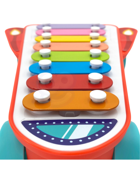 WOOPIE BABY Cymbałki Rakieta Kosmiczna Niebieska 18m+