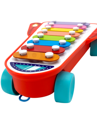 WOOPIE BABY Cymbałki Rakieta Kosmiczna Niebieska 18m+