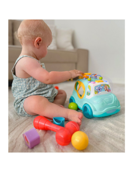 WOOPIE BABY Samochodzik Muzyczny Sorter Niebieski