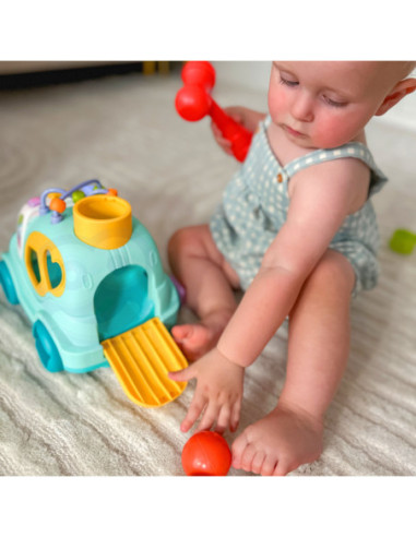 WOOPIE BABY Samochodzik Muzyczny Sorter Niebieski