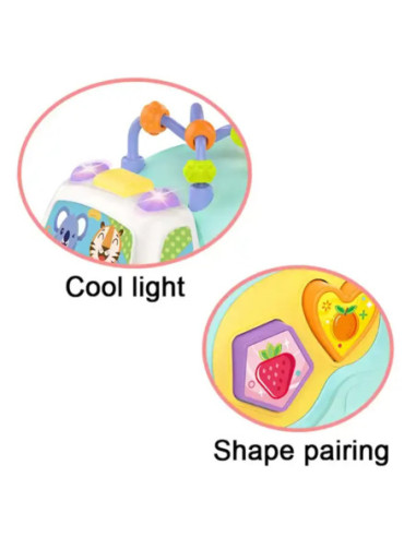 WOOPIE BABY Samochodzik Muzyczny Sorter Niebieski