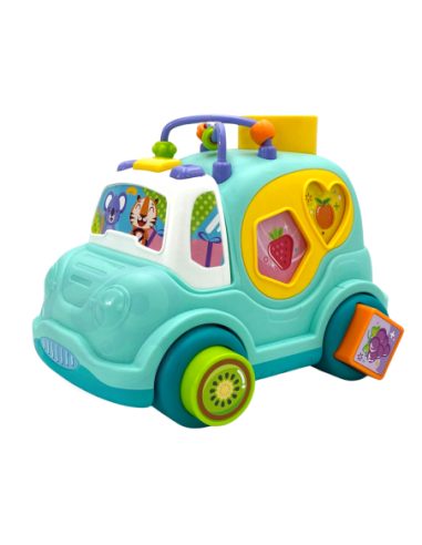 WOOPIE BABY Samochodzik Muzyczny Sorter Niebieski