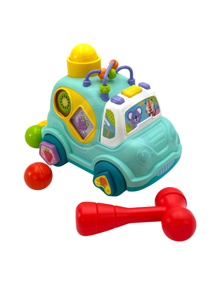 WOOPIE BABY Samochodzik Muzyczny Sorter Niebieski