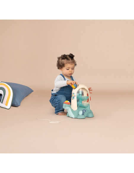 SMOBY LITTLE Żółw do Ciągnięcia ze Zjeżdżalnią dla Piłeczek 12m+