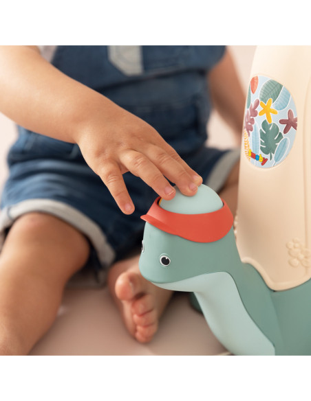 SMOBY LITTLE Żółw do Ciągnięcia ze Zjeżdżalnią dla Piłeczek 12m+