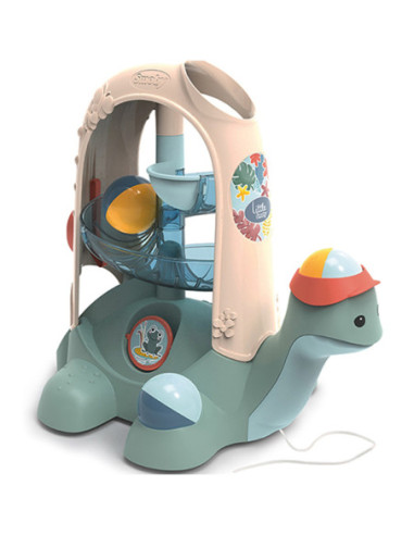 SMOBY LITTLE Żółw do Ciągnięcia ze Zjeżdżalnią dla Piłeczek 12m+