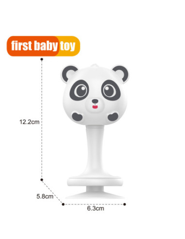 WOOPIE BABY Grzechotka Biało-Czarna Panda 0m+