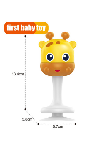 WOOPIE BABY Grzechotka Żółta Żyrafa 0m+