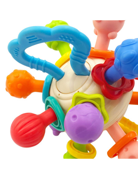 WOOPIE BABY Kolorowa Grzechotka w Kształcie Piłki 0m+