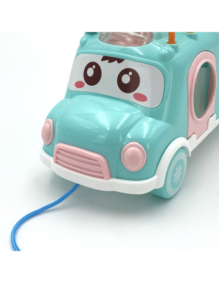 WOOPIE BABY Samochodzik Muzyczny Sorter z Cymbałkami Zielony