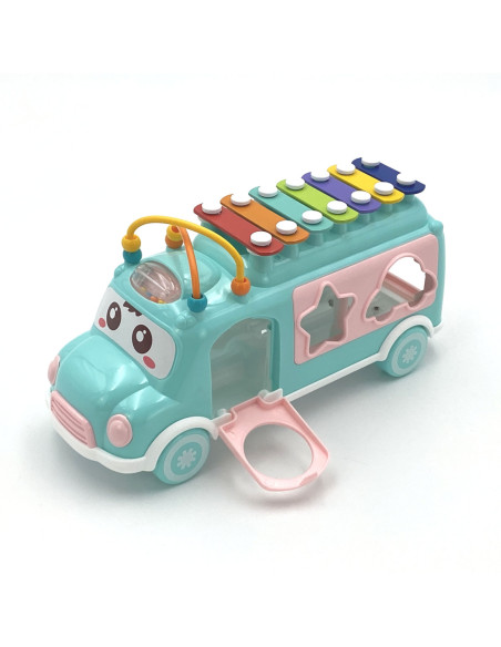 WOOPIE BABY Samochodzik Muzyczny Sorter z Cymbałkami Zielony