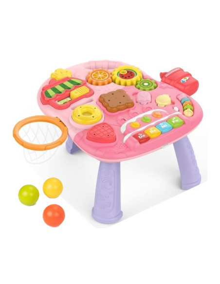 WOOPIE BABY Chodzik 5w1 Multifunkcyjny Różowy 1+