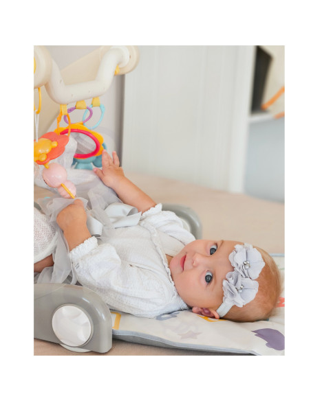 WOOPIE BABY Mata z Pałąkiem Pchacz 2w1 Pianinko