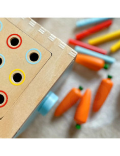 WOOPIE GREEN Drewniana Szuflada Edukacyjna Sorter Montessori 2