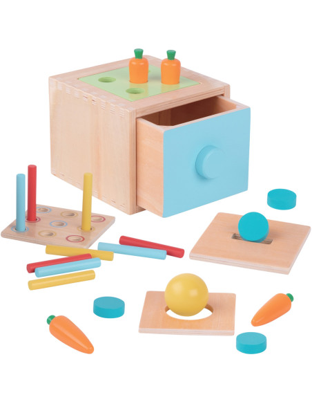 WOOPIE GREEN Drewniana Szuflada Edukacyjna Sorter Montessori