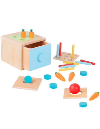 WOOPIE GREEN Drewniana Szuflada Edukacyjna Sorter Montessori