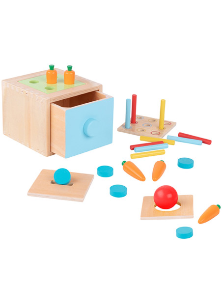 WOOPIE GREEN Drewniana Szuflada Edukacyjna Sorter Montessori
