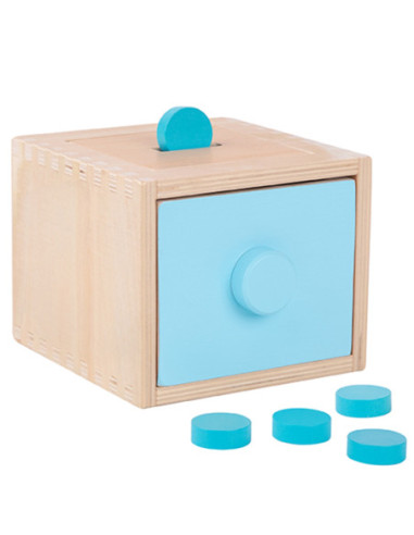 WOOPIE GREEN Drewniana Szuflada Edukacyjna Sorter Montessori