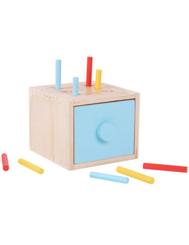 WOOPIE GREEN Drewniana Szuflada Edukacyjna Sorter Montessori