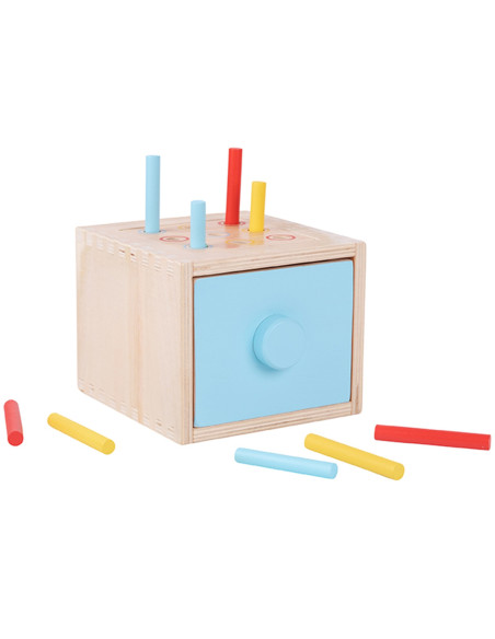 WOOPIE GREEN Drewniana Szuflada Edukacyjna Sorter Montessori