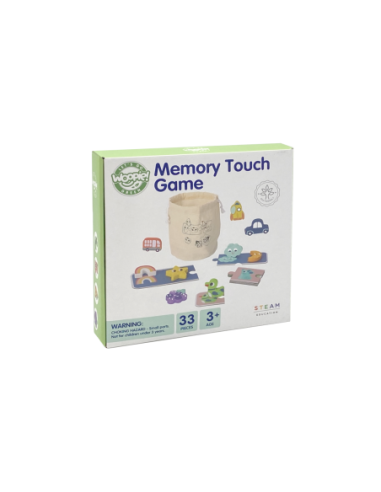 WOOPIE GREEN Układanka Sensoryczna Memory Kształty FSC